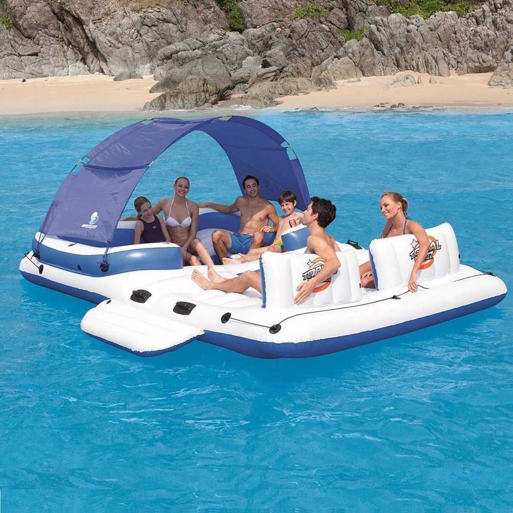 Floating Island Raft Tropical Breeze - Image 5