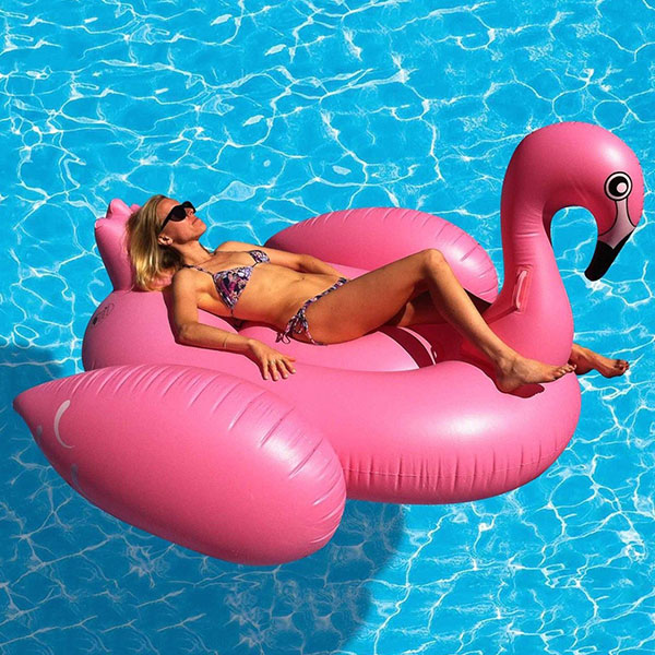 Giant Flamingo Pool Toy - Image 2