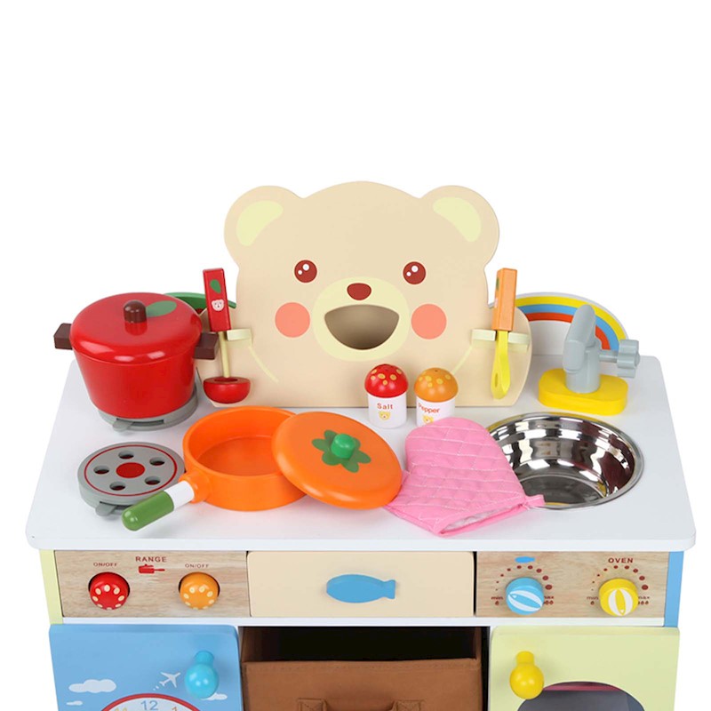 Kitchen Playset Wooden Bear - Image 7