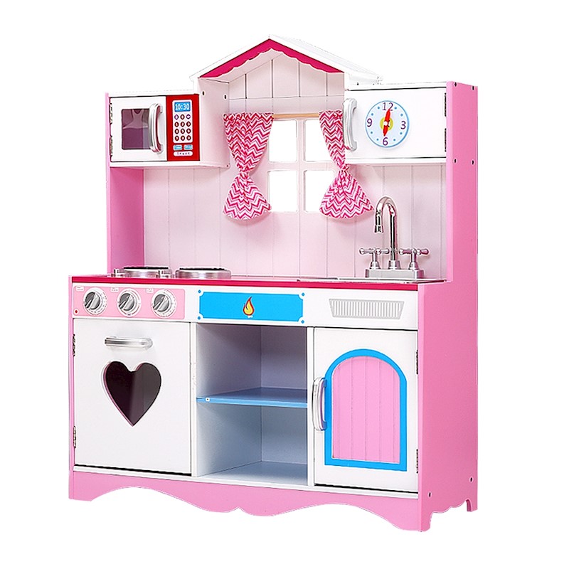 Kitchen Playset Wooden Dream Pink
