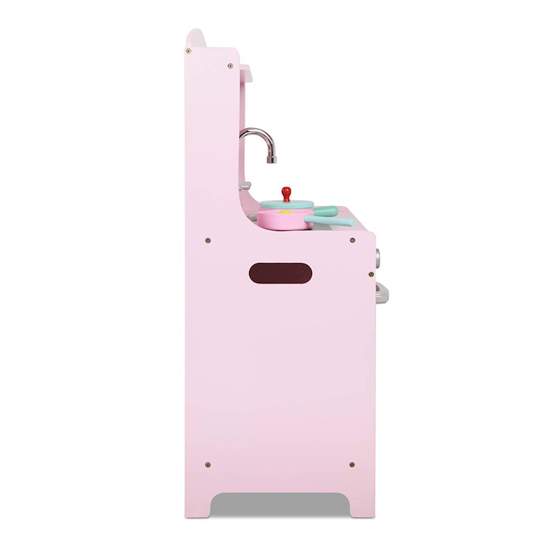 Kitchen Playset Wooden Pink Deluxe - Image 5