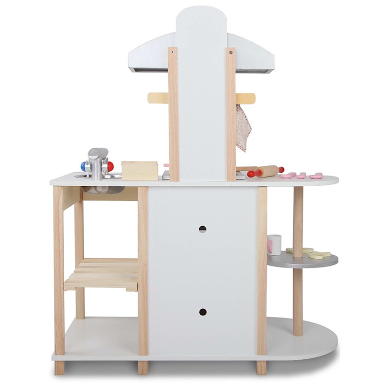 Kitchen Playset Wooden White Style 2 - Image 6