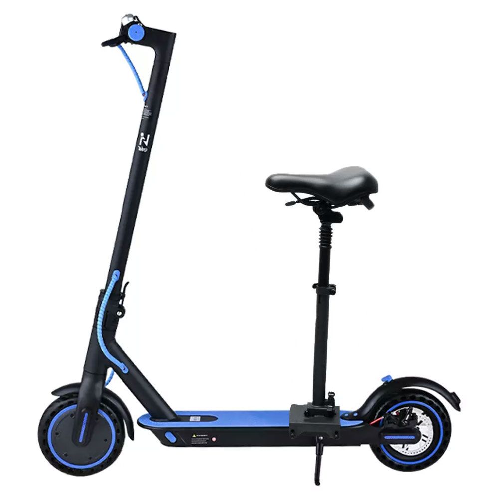 Electric Scooter 900W Blue with Seat