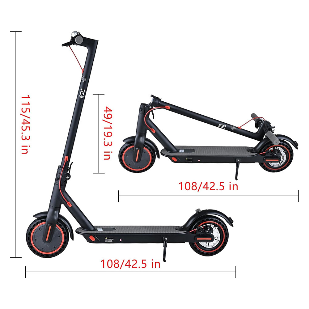 Electric Scooter 900W Silver - Image 2